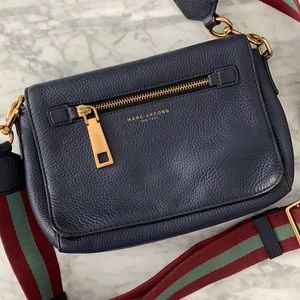 Marc Jacobs pebble leather saddle bag